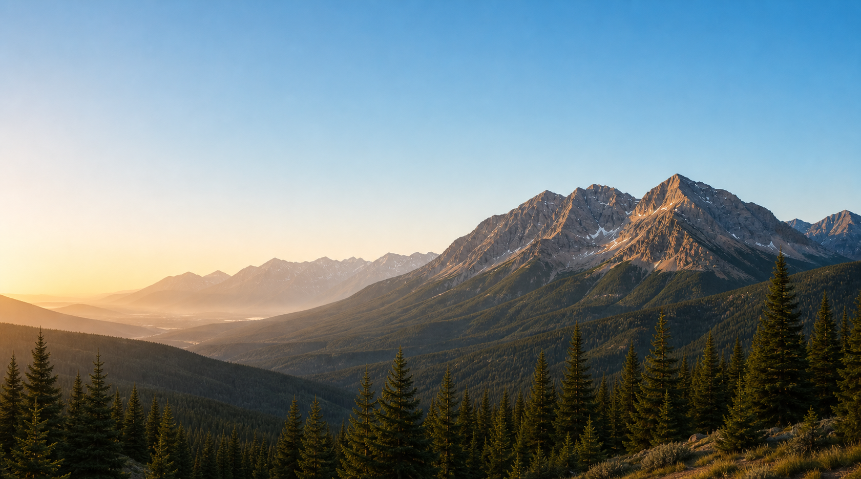 Montana mountains and valley